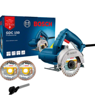 Serra Mármore Bosch Gdc 150 + 2 Discos