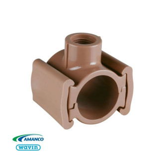 Abraçadeira Colar de Tomada Soldável PBAF de 60X3/4 para 50X3/4" Amanco