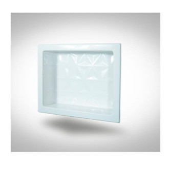  Nicho Bella Pia Delux 37X37 Branco Liso