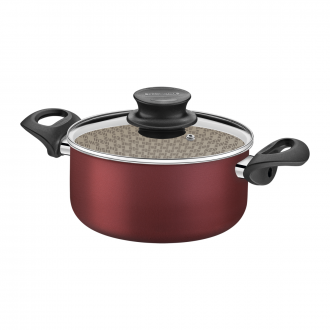 Caçarola Paris Alumínio Antiaderente 24CM Vermelho Tramontina