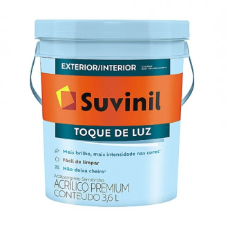 Tinta Suvinil Toque De Luz Ilumina Semibrilho Branco 3.6L