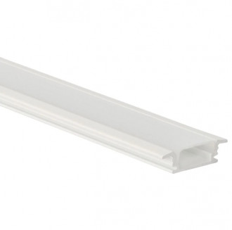 Perfil LLUM Way Embutir de Alumínio 24x7x1000mm Branco
