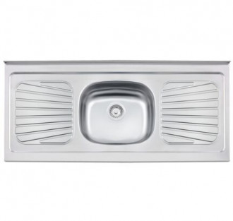 Pia Tramontina Aço Inox com Válvula 120x52