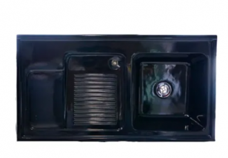 TANQUE BELLA PIA DELTA 100X50 PRETO 