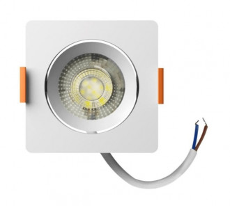 Spot LLUM Easy Led Embutir 3W Quadrado 3K BC
