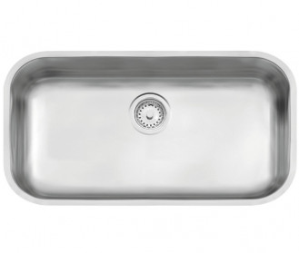 Cuba Tramontina Inox Retangular 56x34 Acetinado com Válvula