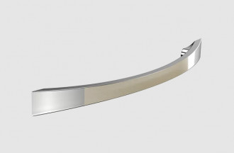 Puxador Soprano Brassi Alça Cromada 128mm 