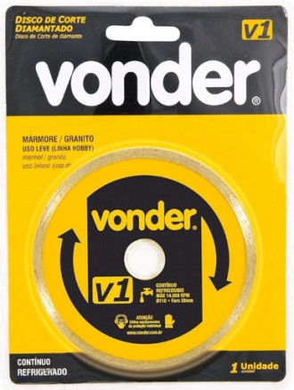 Disco Vonder Diamantado Contínuo 110mm