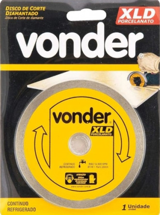 Disco Vonder Diamantado Porcelanato 110mm