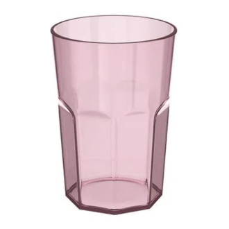 Copo Plástico Drink 400 ml Rosa OU