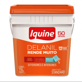 Tinta iquine delanil acrílica fosco verde limão retangular 15L 