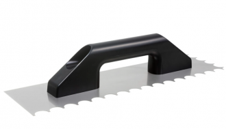 Desempenadeira Aço Dentada Raio 10MM 38CM