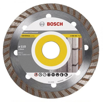 Disco de Corte Diamantado Turbo 7” 110mm Bosch