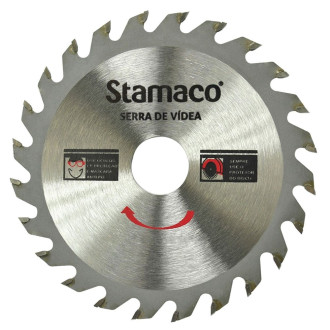 Disco Serra de Vídea 4.3/8” 110mm 24 Dentes Stamaco
