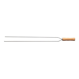 Espeto Duplo para Churrasco com Lâmina em Aço Inox  75 cm Tramontina