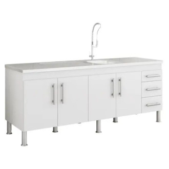 GABINETE DE COZINHA FLEX 1.94M BRANCO MGM