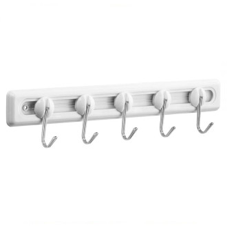 Gancho com Adesivo 500G Plástico/Metal Branco Primafer