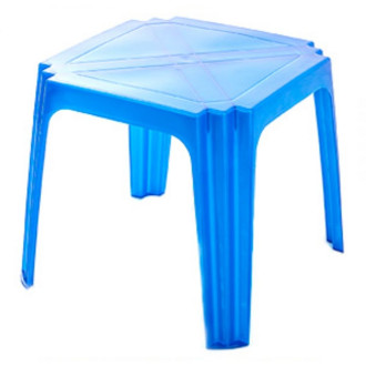 Mesa Infantil Azul Forte Plástico