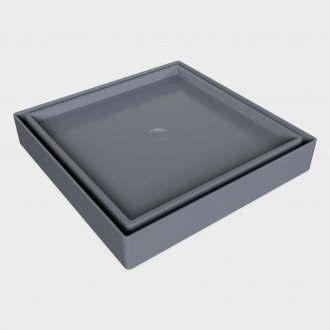 Ralo LGMAIS Plástico Oculto Platina 10x10