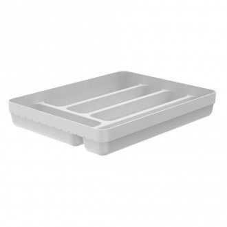 Organizador de Talheres Logic 35x27x5,5cm Branco OU