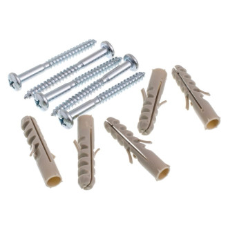 Parafuso Cabeça de Panela Philps Com Bucha Nylon 10MM 5 Unidades Bemfixa