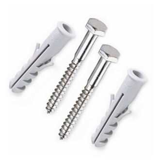 Parafuso Sextavado com Bucha de Nylon com Anel 12mm com 2 unidades Bemfixa