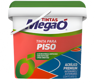 Tinta Megaó Piso Acrílico Verde 3.0L