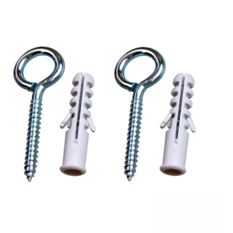 Pitão Zincado com Bucha de 10mm com 2 Unidades Bemfixa
