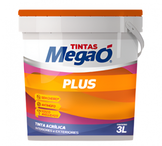 Tinta Megaó Plus Acrílica Pérola Balde 3.0L