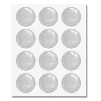 Protetor Adesivo EVA Redondo 20 Transparente Bemfixa