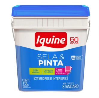 Tinta Iquine Sela e Pinta Fosco Tapacurá Retangular 15L