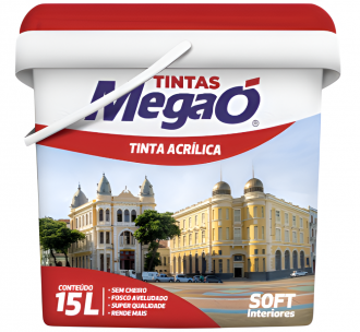 Tinta Megaó Soft Acrílica Marfim 15L