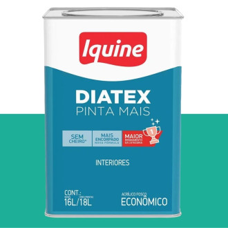 Tinta Diatex Acrílico Fosco Rio Das Ostras 18L Iquine 
