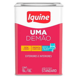 TINTA IQUINE UMA DEMÃO BRANCO 18L