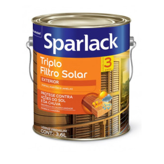 Verniz Sparlack Triplo Filtro Solar Acetinado Incolor 3.6L Coral