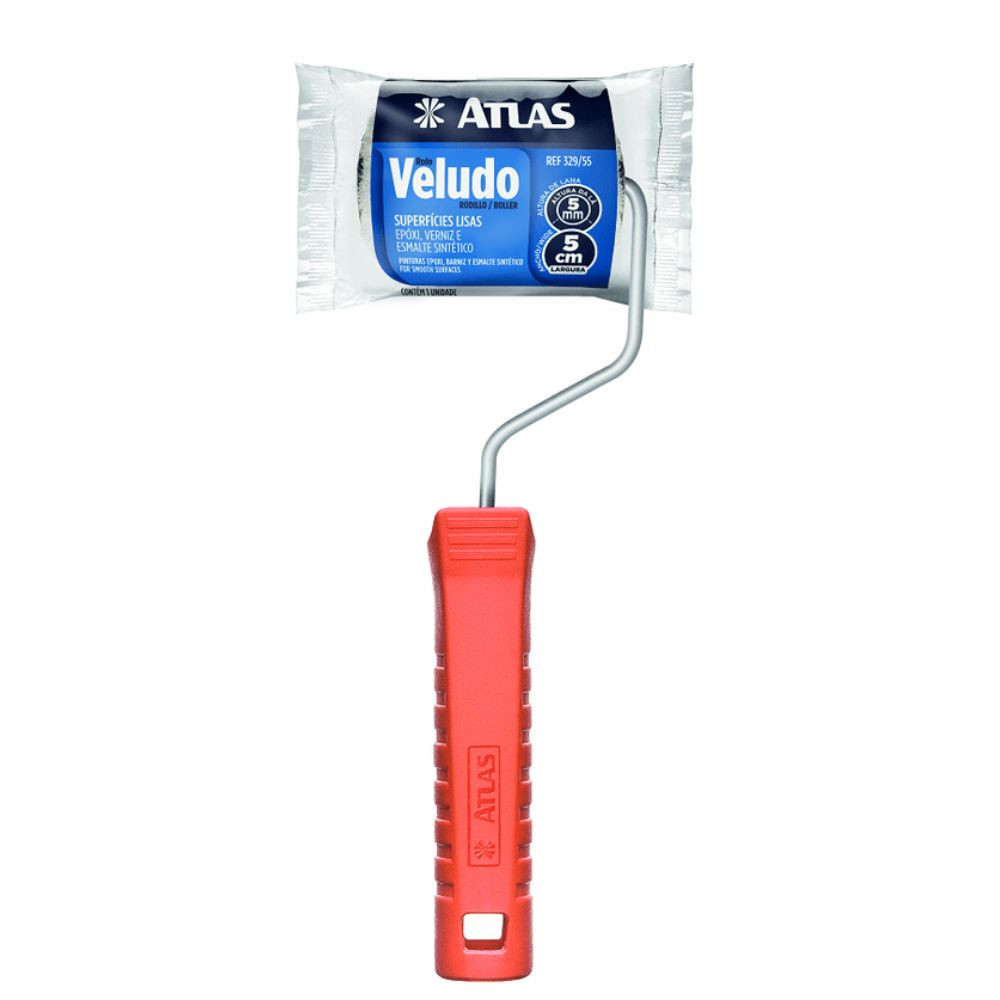 Rolo veludo 5cm garfo 329/55 Atlas