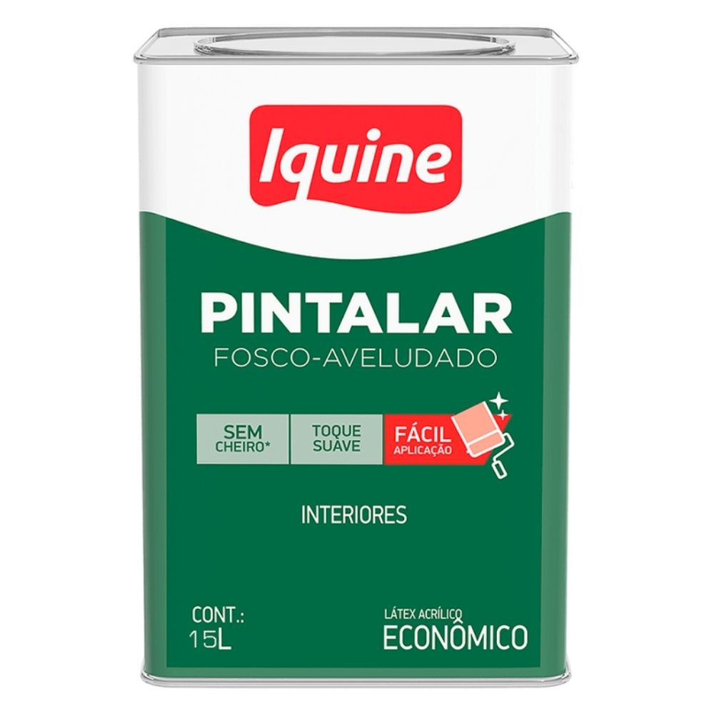 Tinta Pintalar Fosco Branco 15L Iquine