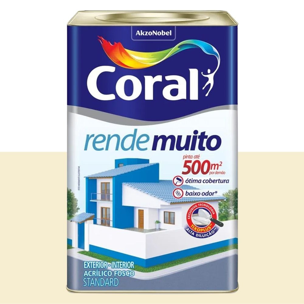 Tinta Rende Muito Pérola 18L Coral 