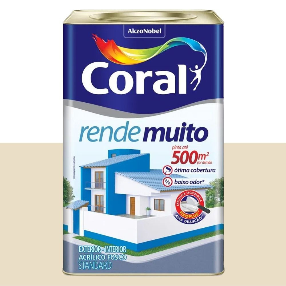 Tinta Rende Muito Palha 18L Coral 