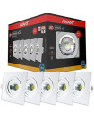 Spot led supimpa quadrado kit 5 peças 5W 3000K Avant