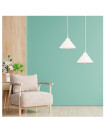 Pendente Llum Single 245x90 Branco