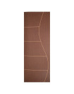 Porta Madelar UV Frisada-3 Borda Pintada Colmeia 80cm IPE