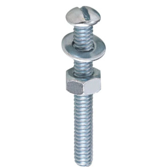 Parafuso Rosca Máquina com Porca 5/32″x1.1/2″ 5 Unidades Bemfixa