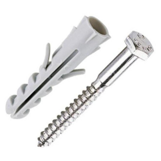 Bucha Anel Com Parafuso Rosca Soberba 8mm com 2 Peças Bemfixa