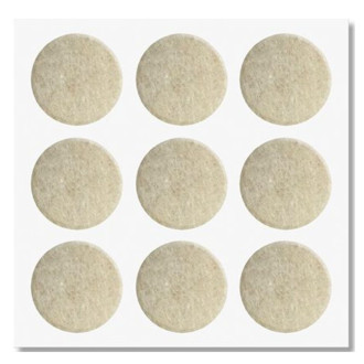 Protetor Adesivo para Móveis Pesados Feltro Bege Redondo 40mm 4 unidades Bemfixa
