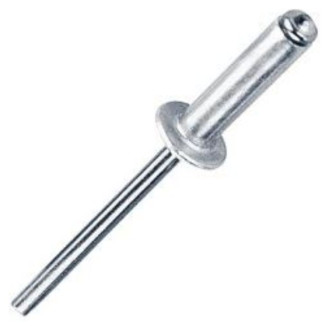 Rebite de Alumínio 4x10mm com 15 unidades Bemfixa