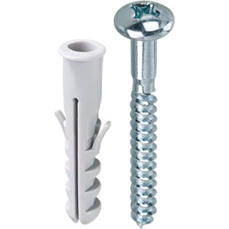Bucha BX 8mm com Parafuso Fenda Phillips Cabeça Panela com 4 Unidades - BEMFIXA-3732