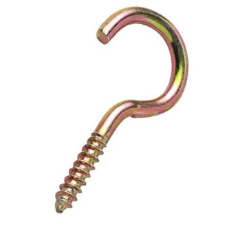 Gancho Bicromatizado P/Madeira 5Un 15x30 Bemfixa