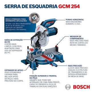 Serra Bosch Esquadria Gts 254 Disco Madeira
