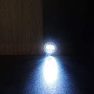Luminária LED button 3 LEDs preta Llum